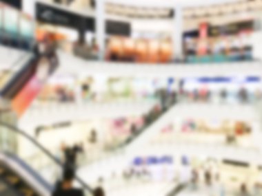 Soyut bulanık alışveriş merkezi