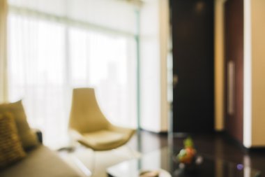 Soyut bulanıklık oturma odası