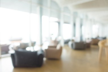 Otel lobisinde bulanıklık