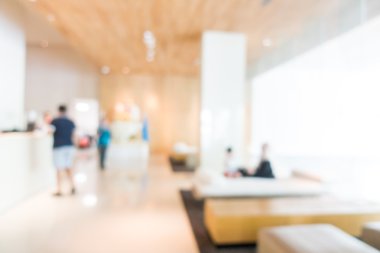 Otel lobisinde bulanıklık