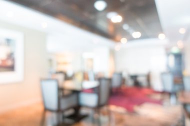 Otel lobisinde bulanıklık