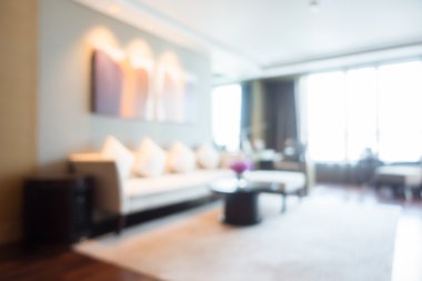 Soyut bulanıklık oturma odası