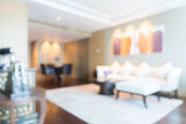 Soyut bulanıklık oturma odası