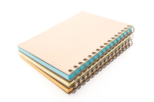 Cadernos coloridos em branco — Fotografia de Stock