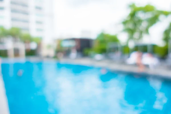 Abstracte vervagen zwembad van het Hotel — Stockfoto
