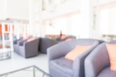 Otel lobisinde bulanıklık