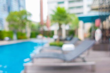 Soyut bulanıklık otel Havuzu