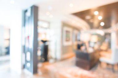 Otel lobisinde bulanıklık