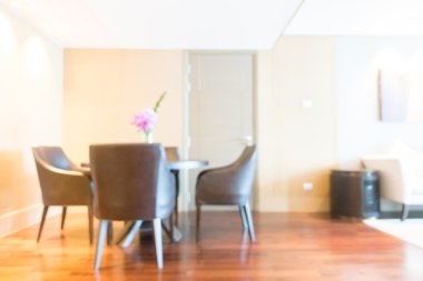 Soyut bulanıklık oturma odası