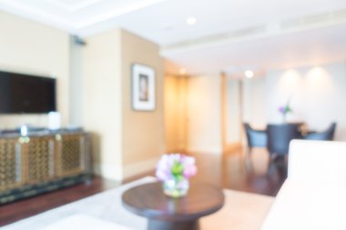 Soyut bulanıklık oturma odası