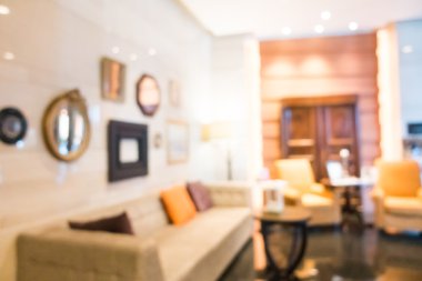 Otel lobisinde bulanıklık