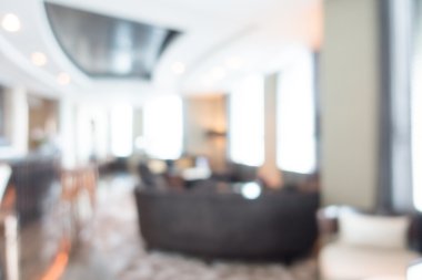 Otel lobisinde bulanıklık