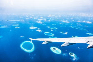 Güzel Maldivler ada