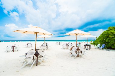 Güzel Maldivler ada