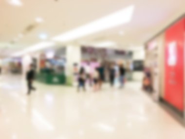 Soyut bulanık alışveriş merkezi