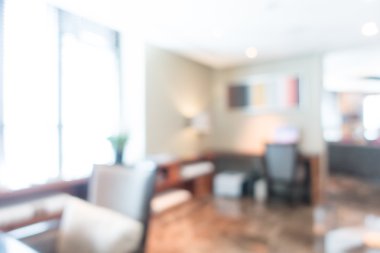 Otel lobisinde bulanıklık