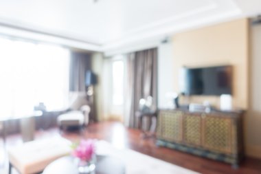 Soyut bulanıklık oturma odası