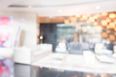 Otel lobisinde bulanıklık