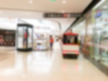 Soyut bulanık alışveriş merkezi