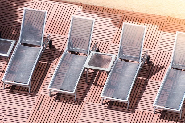 Outdoor swimming pool in hotel — Stock Photo, Image