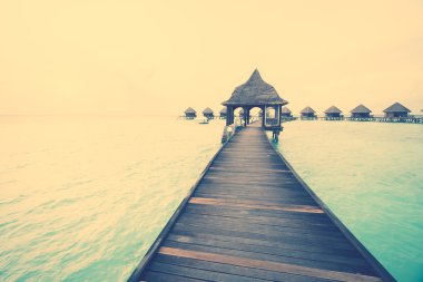 Güzel Maldivler ada