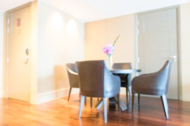 Soyut bulanıklık oturma odası