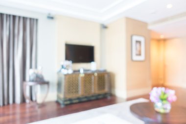 Soyut bulanıklık oturma odası