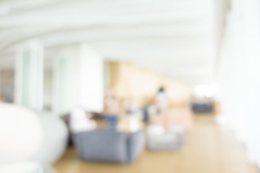 Otel lobisinde bulanıklık