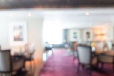 Otel lobisinde bulanıklık