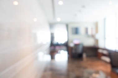 Otel lobisinde bulanıklık