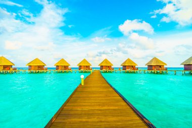 Güzel Maldivler ada