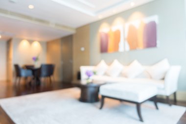 Soyut bulanıklık oturma odası