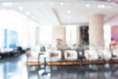Otel lobisinde bulanıklık