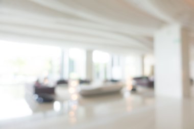 Otel lobisinde bulanıklık