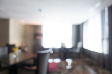 Otel lobisinde bulanıklık