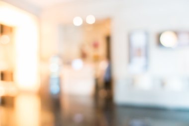 Otel lobisinde bulanıklık