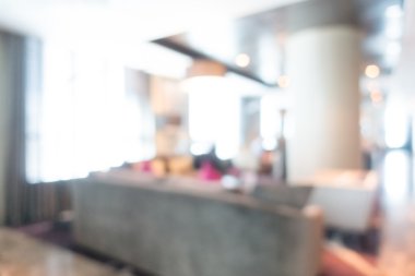 Otel lobisinde bulanıklık