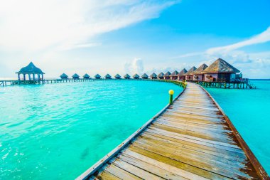 Güzel Maldivler ada