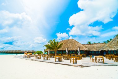 Güzel Maldivler ada