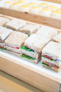 lezzetli ve taze sandviç