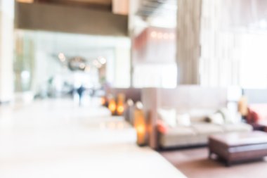 Otel lobisinde bulanıklık