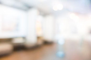 Otel lobisinde bulanıklık