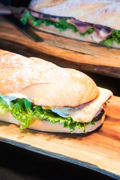 Delicious and fresh Sandwich — Stock Photo, Image