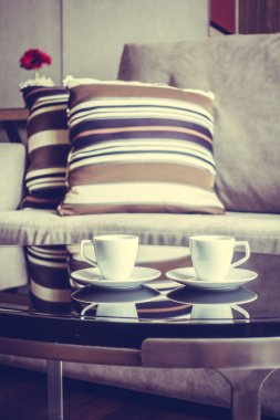 beyaz kahve fincanı