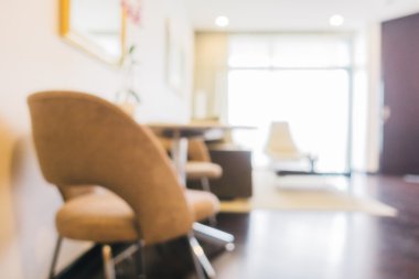 Soyut bulanıklık oturma odası