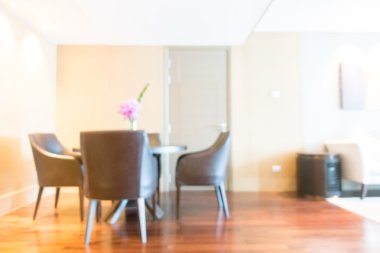 Soyut bulanıklık oturma odası