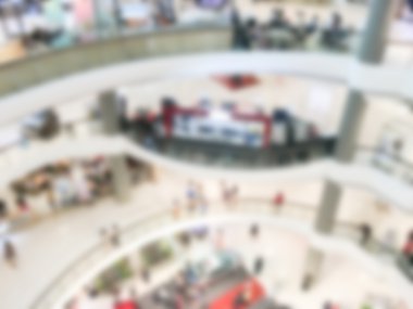 Soyut bulanık alışveriş merkezi