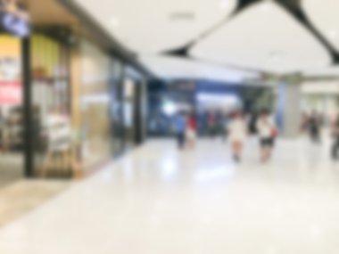 Soyut bulanık alışveriş merkezi