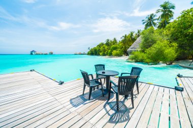 Güzel Maldivler ada