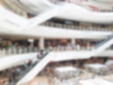 Soyut bulanık alışveriş merkezi